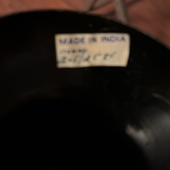 VINTAGE KAPRI DECORATIVE ENGRAVED BRASS VASE 15"  MADE IN INDIA 205/2585 - Picture 4 of 4